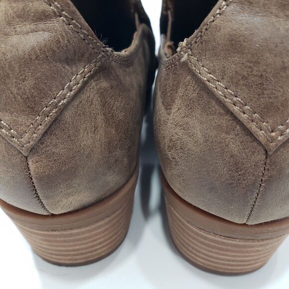 BareTraps Gahl Woman's Ankle Boots, Size 8.5, Tan / Brown - Picture 8 of 11